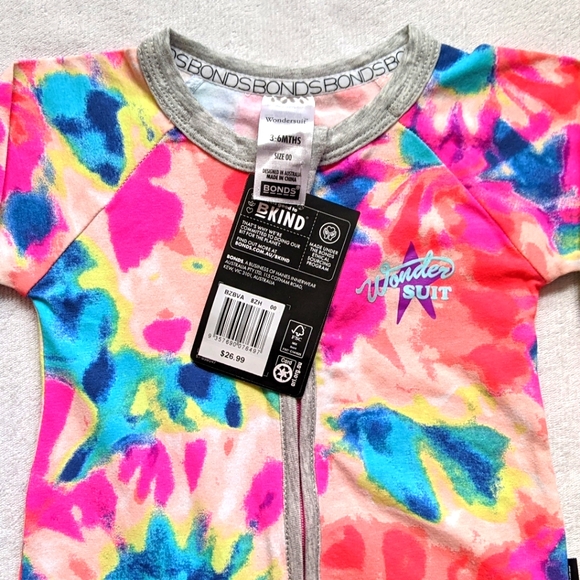 Bonds Zip Wondersuit NWT 3-6 months - Picture 2 of 2